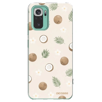 Picasee Xiaomi Redmi Note 10 Pro Hülle - Transparentes Silikon - Coconut Breeze