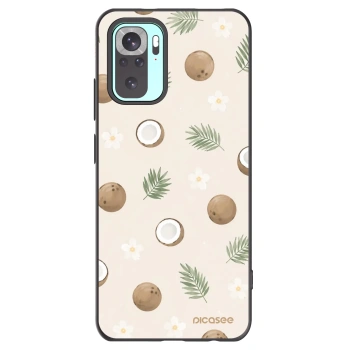 Picasee Xiaomi Redmi Note 10 Pro Hülle - Schwarzes Silikon - Coconut Breeze