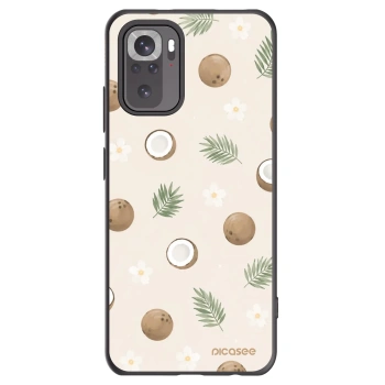 Picasee Xiaomi Redmi Note 10S Hülle - Schwarzes Silikon - Coconut Breeze