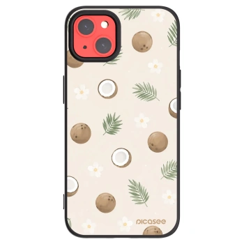 Picasee Apple iPhone 13 Hülle - Schwarzes Silikon - Coconut Breeze