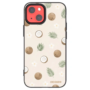 Picasee Apple iPhone 13 mini Hülle - Schwarzes Silikon - Coconut Breeze