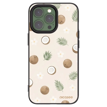 Picasee Apple iPhone 13 Pro Hülle - Schwarzes Silikon - Coconut Breeze