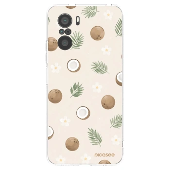 Picasee Xiaomi Poco F3 Hülle - Transparentes Silikon - Coconut Breeze