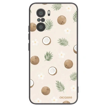 Picasee Xiaomi Poco F3 Hülle - Schwarzes Silikon - Coconut Breeze