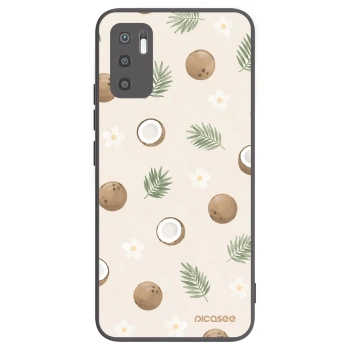 Picasee Xiaomi Redmi Note 10 5G Hülle - Schwarzes Silikon - Coconut Breeze