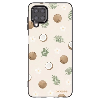 Picasee Samsung Galaxy M12 M127F Hülle - Schwarzes Silikon - Coconut Breeze