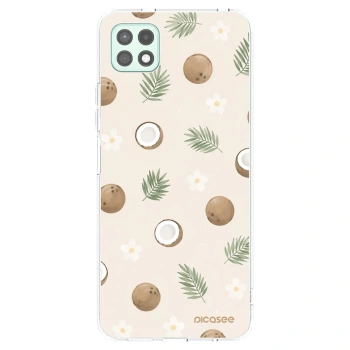 Picasee Samsung Galaxy A22 A226B 5G Hülle - Transparentes Silikon - Coconut Breeze