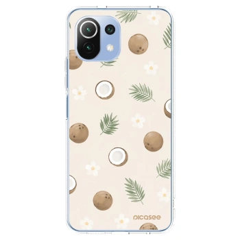 Picasee Xiaomi 11 Lite 5G NE Hülle - Transparentes Silikon - Coconut Breeze