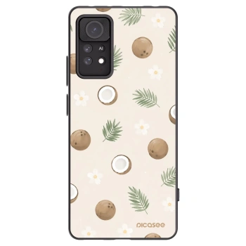 Picasee Xiaomi Redmi Note 11 Pro 5G Hülle - Schwarzes Silikon - Coconut Breeze
