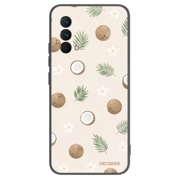 Picasee Realme GT Master Edition 5G Hülle - Schwarzes Silikon - Coconut Breeze