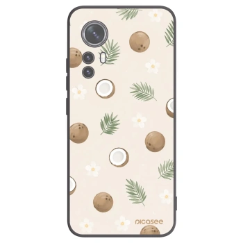 Picasee Xiaomi 12 Hülle - Schwarzes Silikon - Coconut Breeze