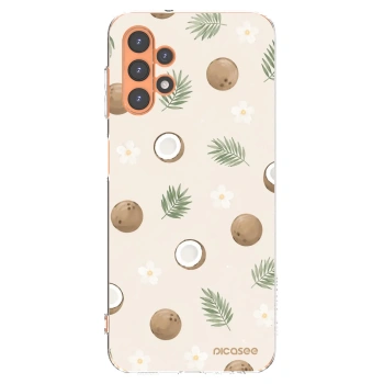 Picasee Samsung Galaxy A13 4G A135 Hülle - Transparentes Silikon - Coconut Breeze