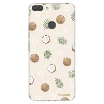Picasee Huawei P Smart Hülle - Transparentes Silikon - Coconut Breeze