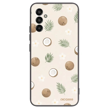 Picasee Samsung Galaxy M13 M135F Hülle - Schwarzes Silikon - Coconut Breeze