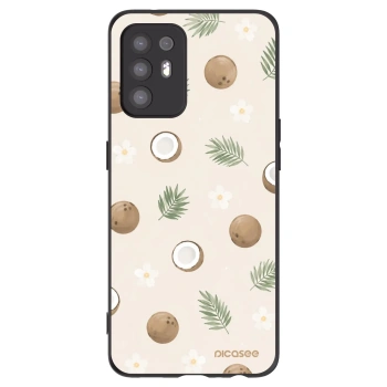 Picasee OPPO A94 5G Hülle - Schwarzes Silikon - Coconut Breeze