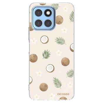 Picasee Honor X8 5G Hülle - Transparentes Silikon - Coconut Breeze