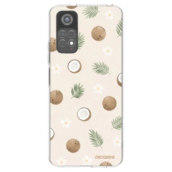 Picasee Xiaomi Redmi Note 11S 5G Hülle - Transparentes Silikon - Coconut Breeze