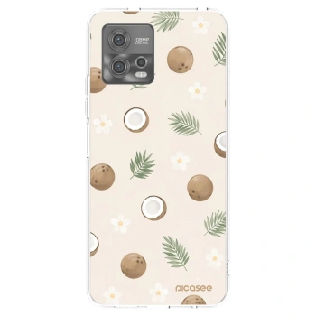 Picasee Motorola Moto G72 Hülle - Transparentes Silikon - Coconut Breeze