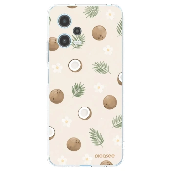 Picasee Xiaomi Redmi Note 12 5G Hülle - Transparentes Silikon - Coconut Breeze
