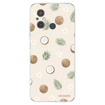 Picasee Xiaomi Redmi 12C Hülle - Transparentes Silikon - Coconut Breeze