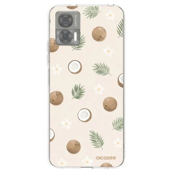 Picasee Motorola Edge 30 Neo Hülle - Transparentes Silikon - Coconut Breeze