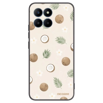 Picasee Honor 70 Lite Hülle - Schwarzes Silikon - Coconut Breeze
