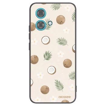 Picasee Motorola Edge 40 Neo Hülle - Schwarzes Silikon - Coconut Breeze