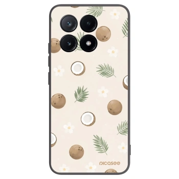 Picasee Xiaomi Poco X6 Pro Hülle - Schwarzes Silikon - Coconut Breeze