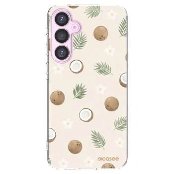 Picasee Samsung Galaxy A55 5G A556B Hülle - Transparentes Silikon - Coconut Breeze