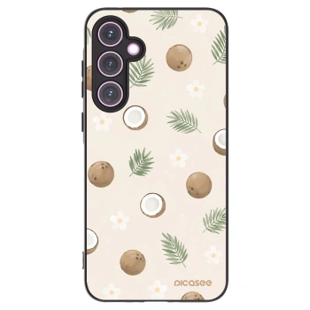 Picasee Samsung Galaxy A35 5G A356B Hülle - Schwarzes Silikon - Coconut Breeze