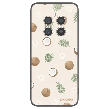 Picasee Realme 12 Pro 5G Hülle - Schwarzes Silikon - Coconut Breeze