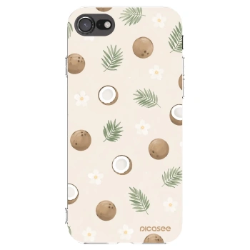 Picasee Apple iPhone 7 Hülle - Transparentes Silikon - Coconut Breeze