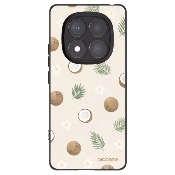Picasee Xiaomi Redmi Note 14 Pro+ 5G Hülle - Schwarzes Silikon - Coconut Breeze