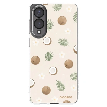 Picasee Samsung Galaxy S25 Edge 5G Hülle - Transparentes Silikon - Coconut Breeze