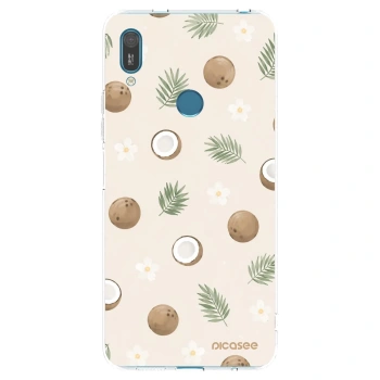 Picasee Huawei Y7 2019 Hülle - Transparentes Silikon - Coconut Breeze