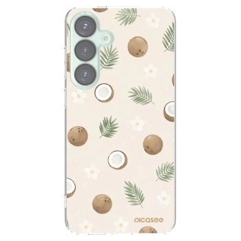 Picasee Samsung Galaxy S25+ 5G Hülle - Transparentes Silikon - Coconut Breeze