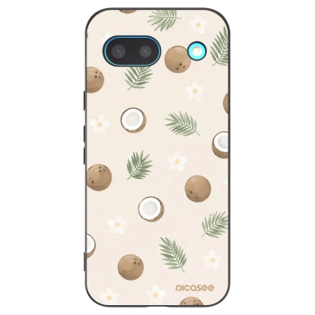 Picasee Google Pixel 8 Hülle - Schwarzes Silikon - Coconut Breeze