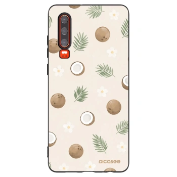 Picasee Huawei P30 Hülle - Schwarzes Silikon - Coconut Breeze