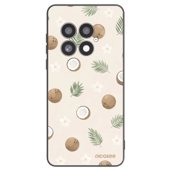 Picasee OnePlus 13 5G Hülle - Schwarzes Silikon - Coconut Breeze