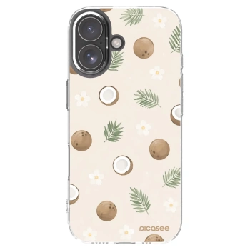Picasee Apple iPhone 17 Hülle - Transparentes Silikon - Coconut Breeze