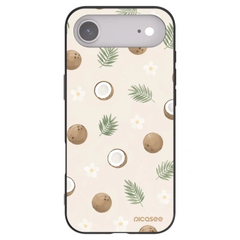 Picasee Apple iPhone Air Hülle - Schwarzes Silikon - Coconut Breeze
