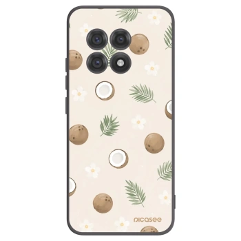 Picasee OnePlus 13R 5G Hülle - Schwarzes Silikon - Coconut Breeze