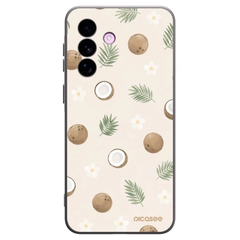 Picasee Samsung Galaxy A57 5G Hülle - Schwarzes Silikon - Coconut Breeze