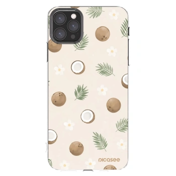 Picasee Apple iPhone 11 Pro Max Hülle - Transparentes Silikon - Coconut Breeze
