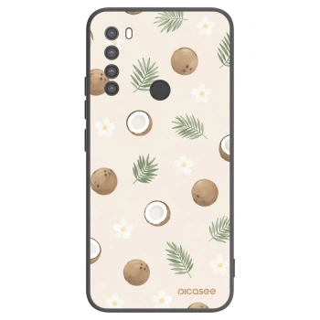 Picasee Xiaomi Redmi Note 8 Hülle - Schwarzes Silikon - Coconut Breeze
