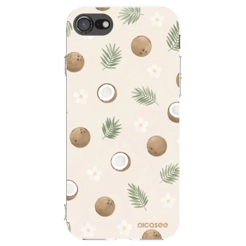 Picasee Apple iPhone SE 2020 Hülle - Transparentes Silikon - Coconut Breeze