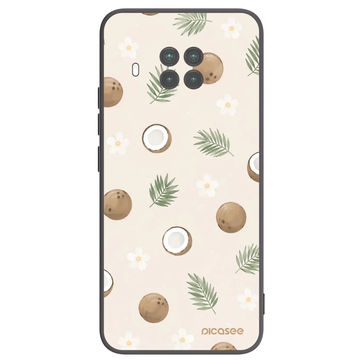 Picasee Xiaomi Mi 10T Lite Hülle - Schwarzes Silikon - Coconut Breeze
