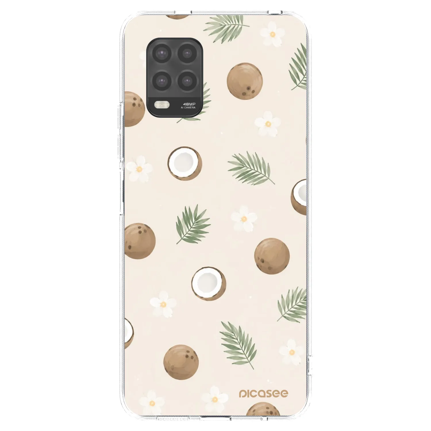 Picasee Xiaomi Mi 10 Lite Hülle - Transparentes Silikon - Coconut Breeze