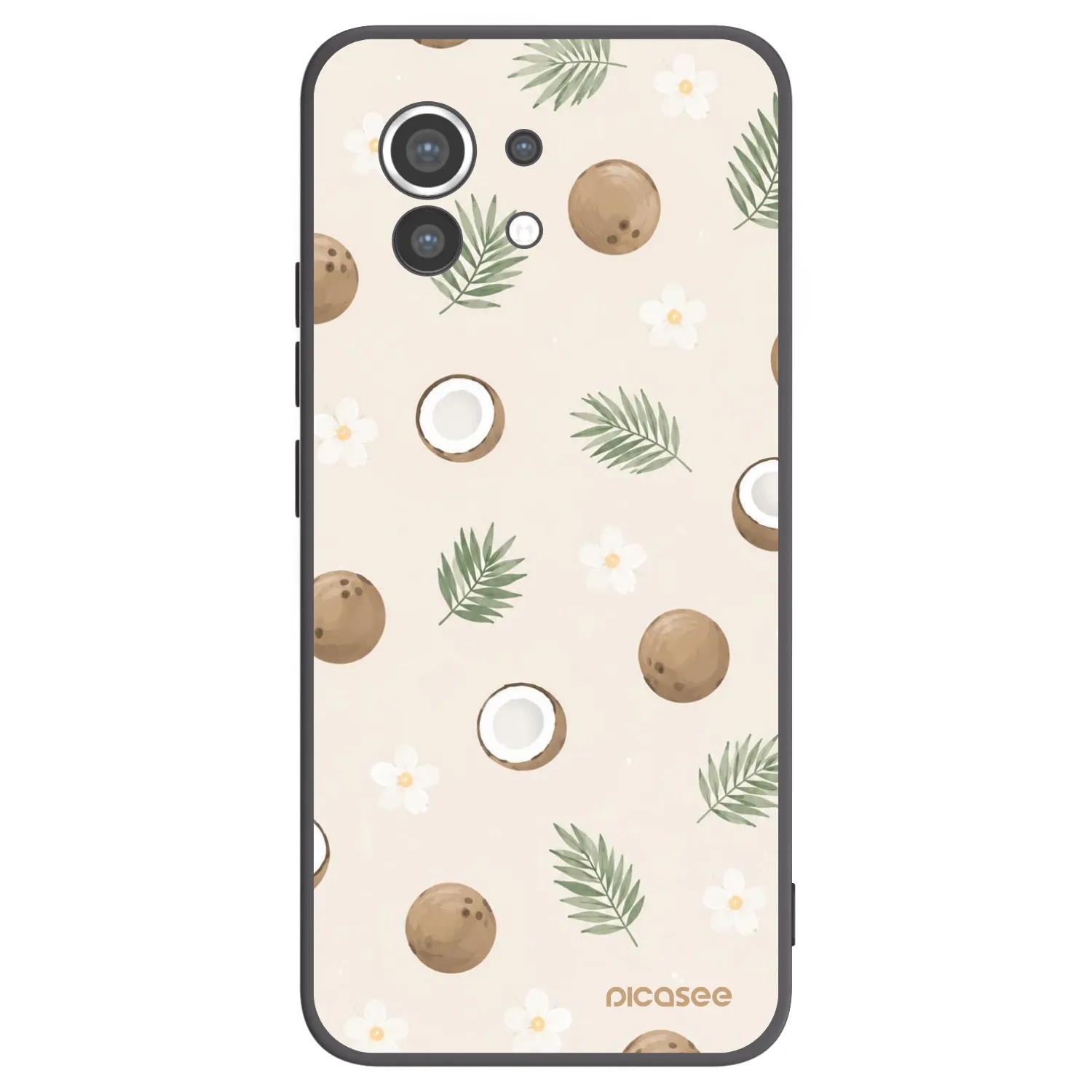 Picasee Xiaomi Mi 11 Hülle - Schwarzes Silikon - Coconut Breeze