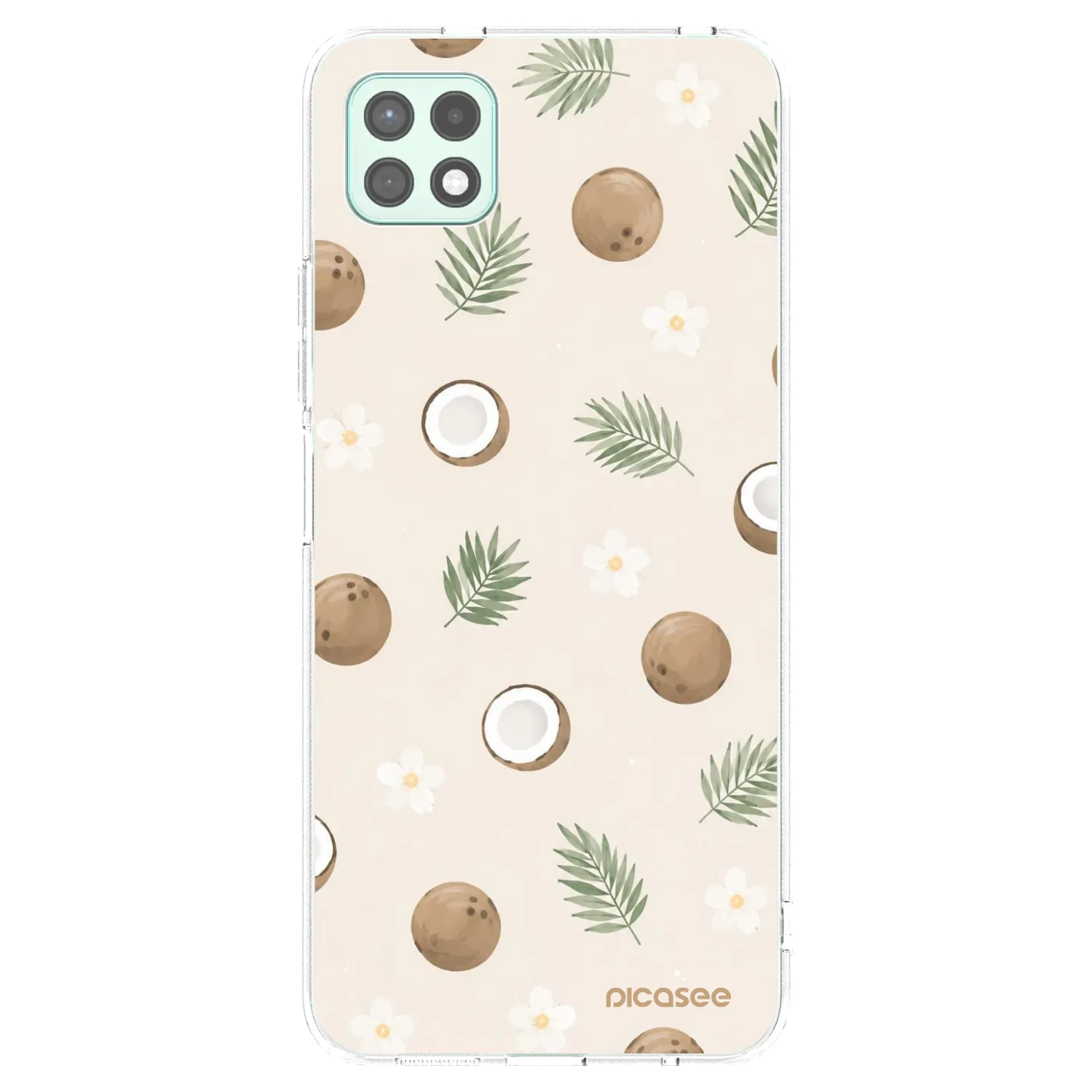 Picasee Samsung Galaxy A22 A226B 5G Hülle - Transparentes Silikon - Coconut Breeze